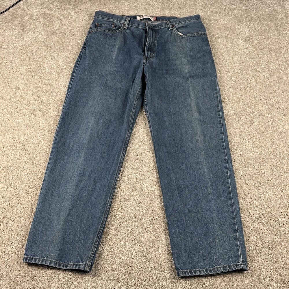 Levi's 550 Men's 38x30 Red Tab Relaxed Fit Straight Blue Denim Jeans Cotton Y2K